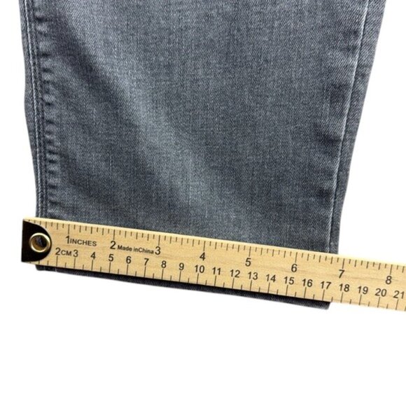 J Jill Jeans High Rise Straight Leg Grey Women's Size 14P - Picture 4 of 8